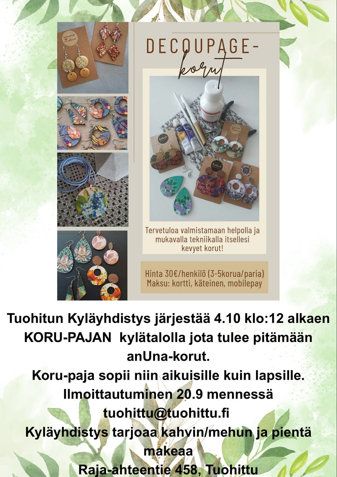 Korupaja sunnuntai 4.10.